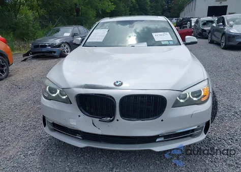 2013 BMW 750Li xDrive из США, поврежденный, VIN WBAYF8C54DDE59151